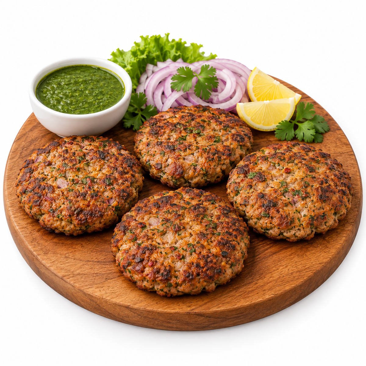 Admin Chicken Chapli Kabab – 4 Pieces